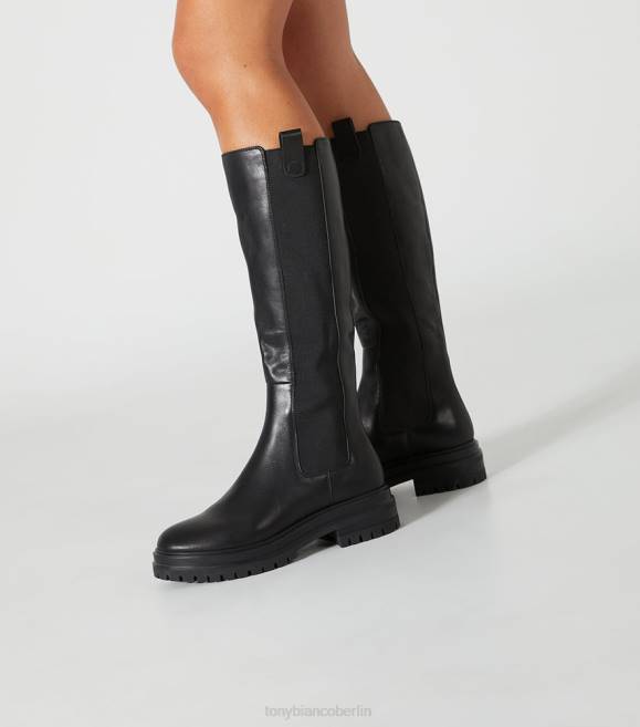 kniehohe Stiefel| de Tony Bianco Frauen Winx-Kalbsstiefel schwarzes Venedig 4624454